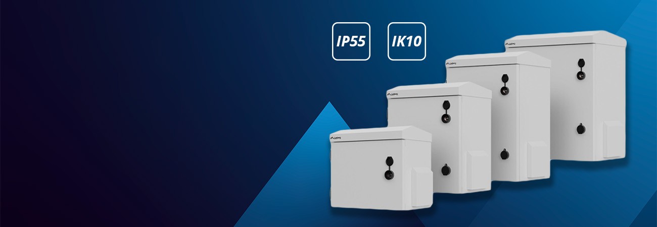 New 10" IP 55 rack cabinets