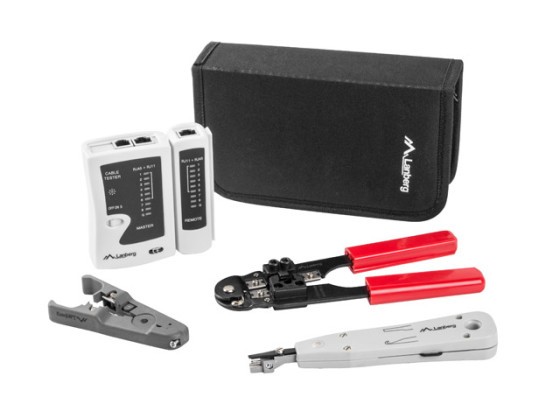 NETWORK TOOL KIT AND TESTER LANBERG