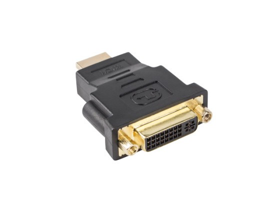 HDMI(M)->DVI-D(F)(24+5) ADAPTER SINGLE LINK BLACK LANBERG