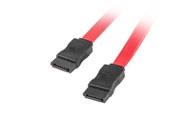 SATA DATA III (6GB/S) F/F CABLE 100CM RED LANBERG