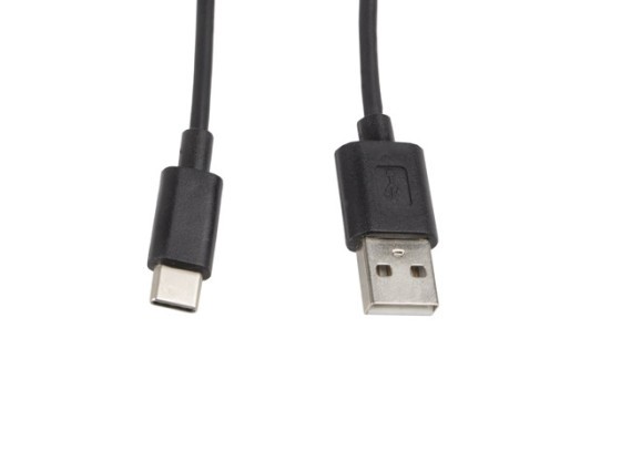 USB-C(M)->USB-A(M) 2.0 CABLE 1M BLACK LANBERG