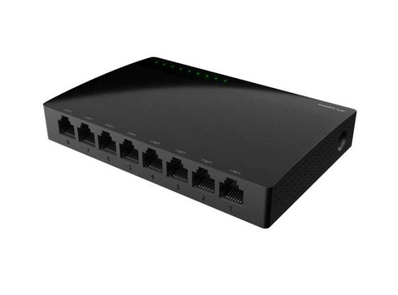 SWITCH LANBERG DSP1-1008 8X 1GB/S UNMANAGED GIGABIT ETHERNET DESKTOP 5V