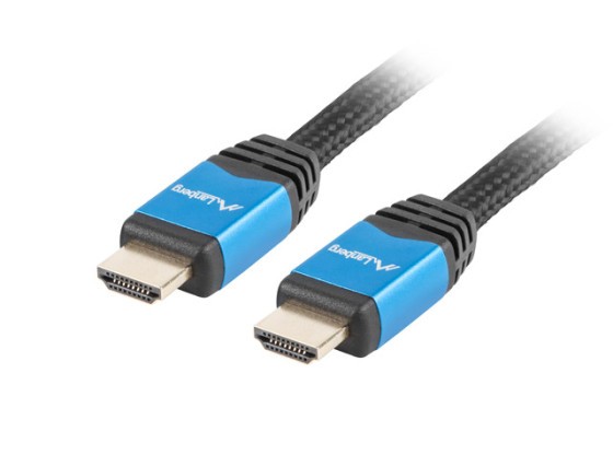 HDMI M/M V2.0 CABLE 3M CU BLACK PREMIUM LANBERG