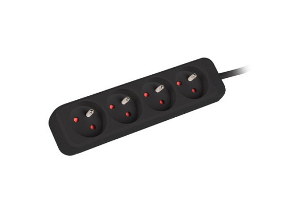 POWER STRIP LANBERG 1M 4X OUTLETS FOR UPS SYSTEM