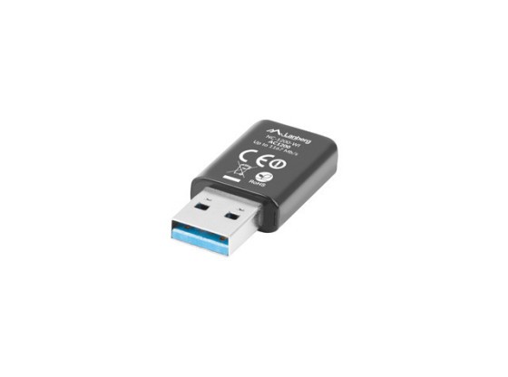 USB ADAPTER WIRELESS NETWORK CARD LANBERG NC-1200-WI AC1200 DUAL BAND