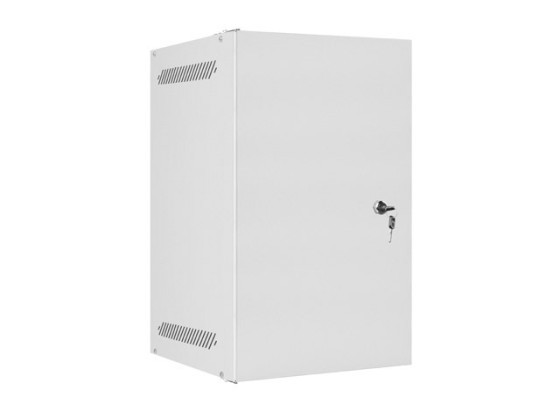 RACK CABINET 10" WALL-MOUNT 9U/280X310 FOR SELF-ASSEMBLY WITH METAL DOOR GREY LANBERG (FLAT PACK)