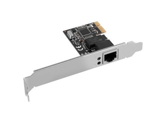 PCI-EXPRESS–>RJ45 ETHERNET ADAPTER NETWORK CARD LANBERG PCI-E X1 1X RJ45 1GB RTL8111C LOW PROFILE