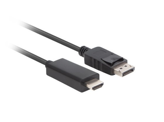 DISPLAYPORT(M) V1.1 ->HDMI(M) CABLE 1.8M BLACK LANBERG