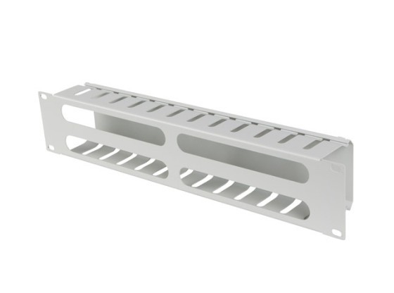 19" CABLE MANAGEMENT METAL 2U TYPE A GREY LANBERG