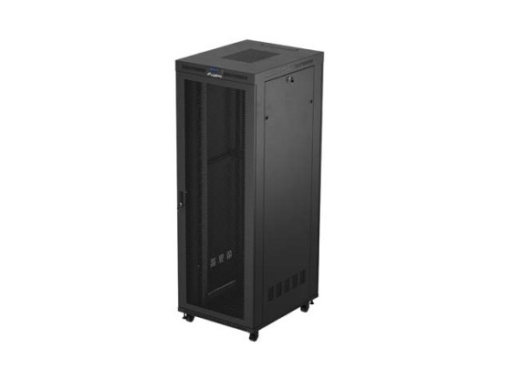 RACK CABINET 19" FREE-STANDING 47U/800X1000 (FLAT PACK) WITH MESH DOOR LCD BLACK LANBERG V2