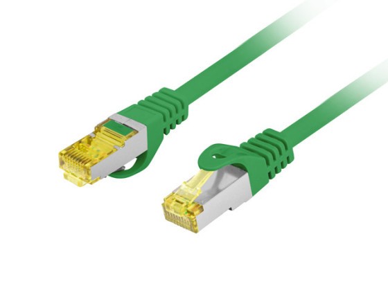 PATCHCORD CAT.6A S/FTP LSZH CU 3M GREEN FLUKE PASSED LANBERG