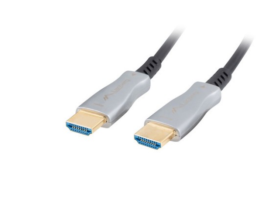 HDMI M/M V2.0 CABLE 10M OPTICAL BLACK AOC LANBERG