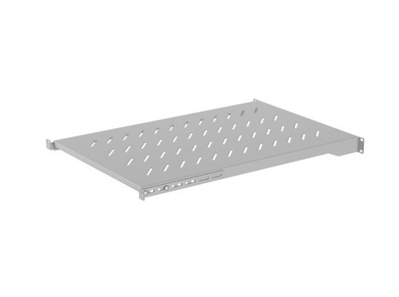 19" FIXED SHELF 1U/483X700MM MAX LOAD CAPACITY UP TO 25KG GREY LANBERG