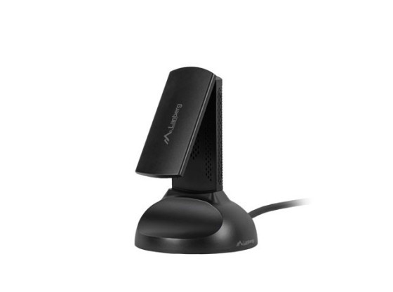 USB ADAPTER WIRELESS NETWORK CARD LANBERG NC-3000-WI AX3000 TRI-BAND 2X INTERNAL ANTENNAS