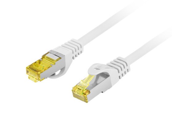 PATCHCORD CAT.6A S/FTP LSZH CU 15M GREY FLUKE PASSED LANBERG