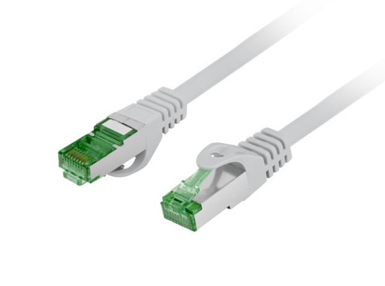 PATCHCORD CAT.7 S/FTP LSZH CU 15M GREY FLUKE PASSED LANBERG