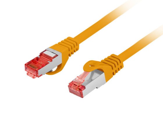 PATCHCORD CAT.6 S/FTP LSZH CU 0.25M ORANGE FLUKE PASSED LANBERG