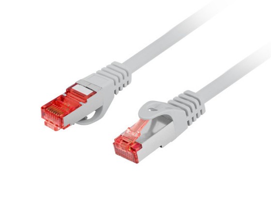 PATCHCORD CAT.6 S/FTP LSZH CU 15M GREY FLUKE PASSED LANBERG