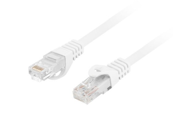 PATCHCORD CAT.6 UTP LSZH CU 5M WHITE FLUKE PASSED LANBERG