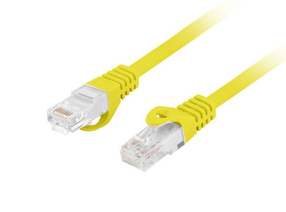 PATCHCORD CAT.6 UTP LSZH CU 10M YELLOW FLUKE PASSED LANBERG