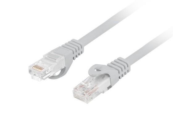 PATCHCORD CAT.6 UTP LSZH CU 15M GREY FLUKE PASSED LANBERG