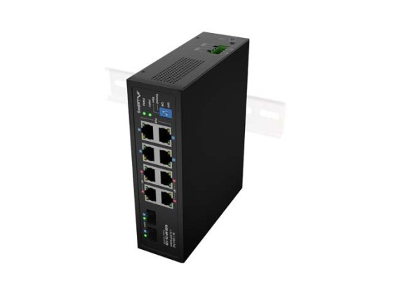 SWITCH LANBERG ILGE-8P-2S-120 POE 4XBT 4XAT 2XSFP DIN UNMANAGMENT GIGABIT ETHERNET
