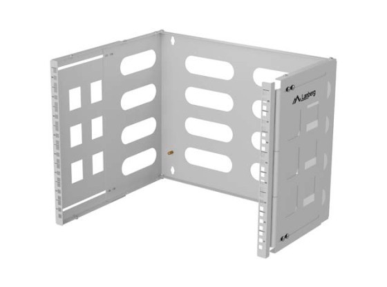 FOLDING BRACKET WALL-MOUNT 19" 8U 497X400/240 GREY LANBERG