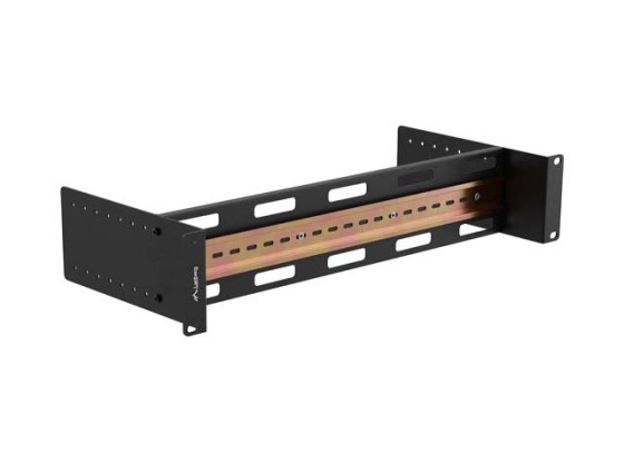 MOUNTING RAIL DIN TS-35 19" 2U BLACK LANBERG