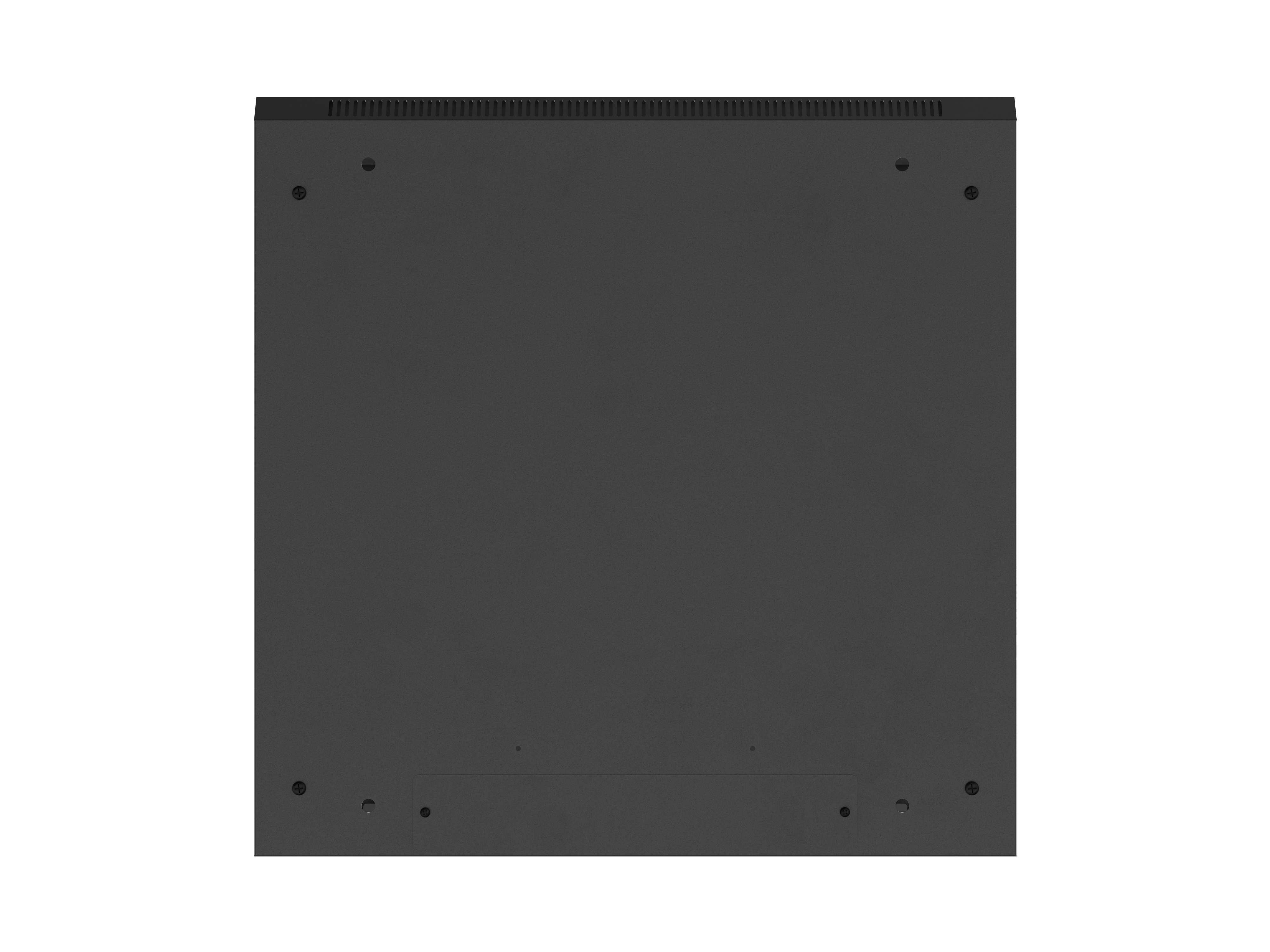 Lanberg :: Rack Cabinet 19” Wall-Mount 4U/600X600 (flat-pack) V2 Black, Glass door