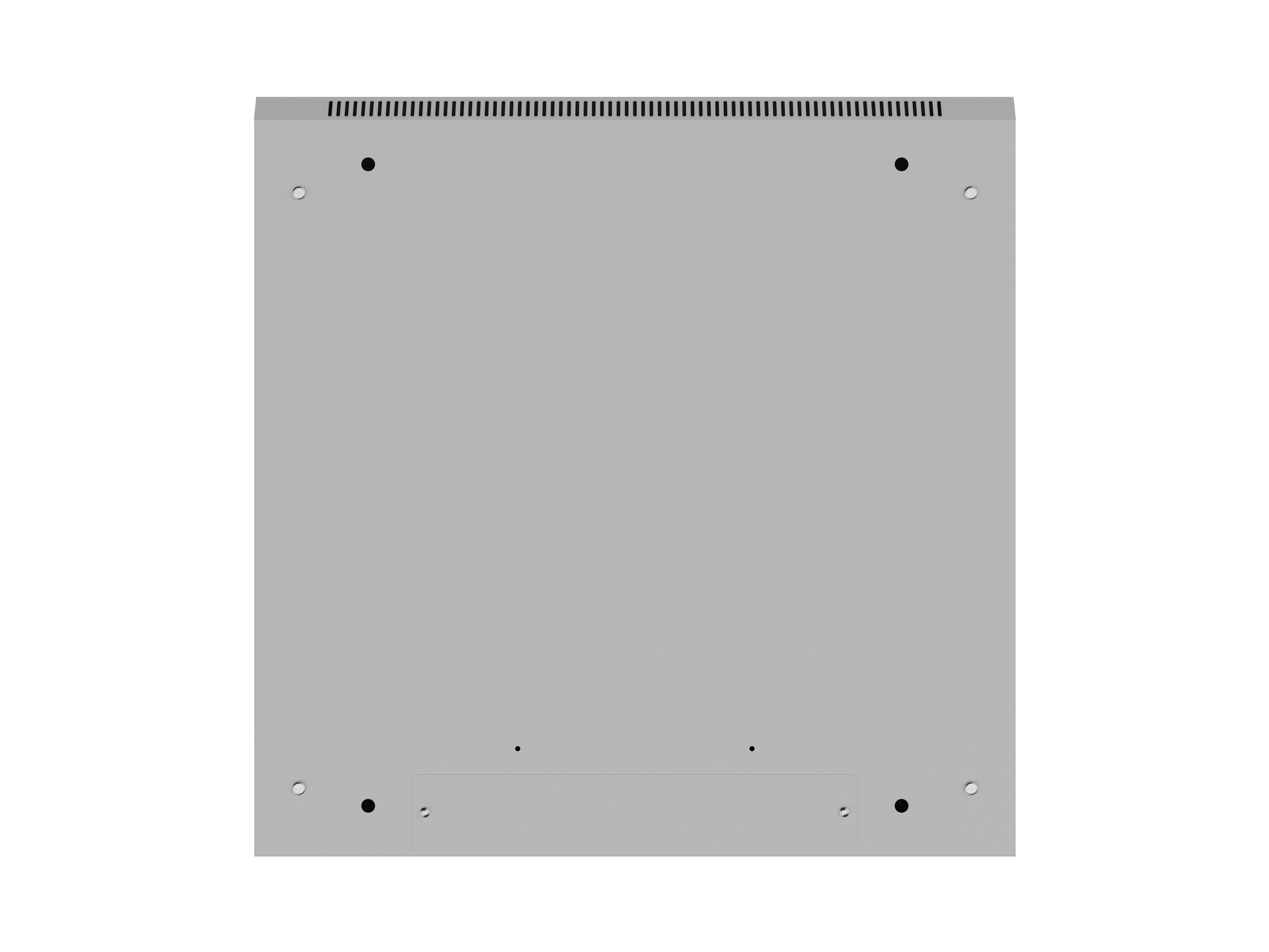 Lanberg :: Rack Cabinet 19” Wall-Mount 4U/600X600 (flat-pack) V2 Grey, Glass door