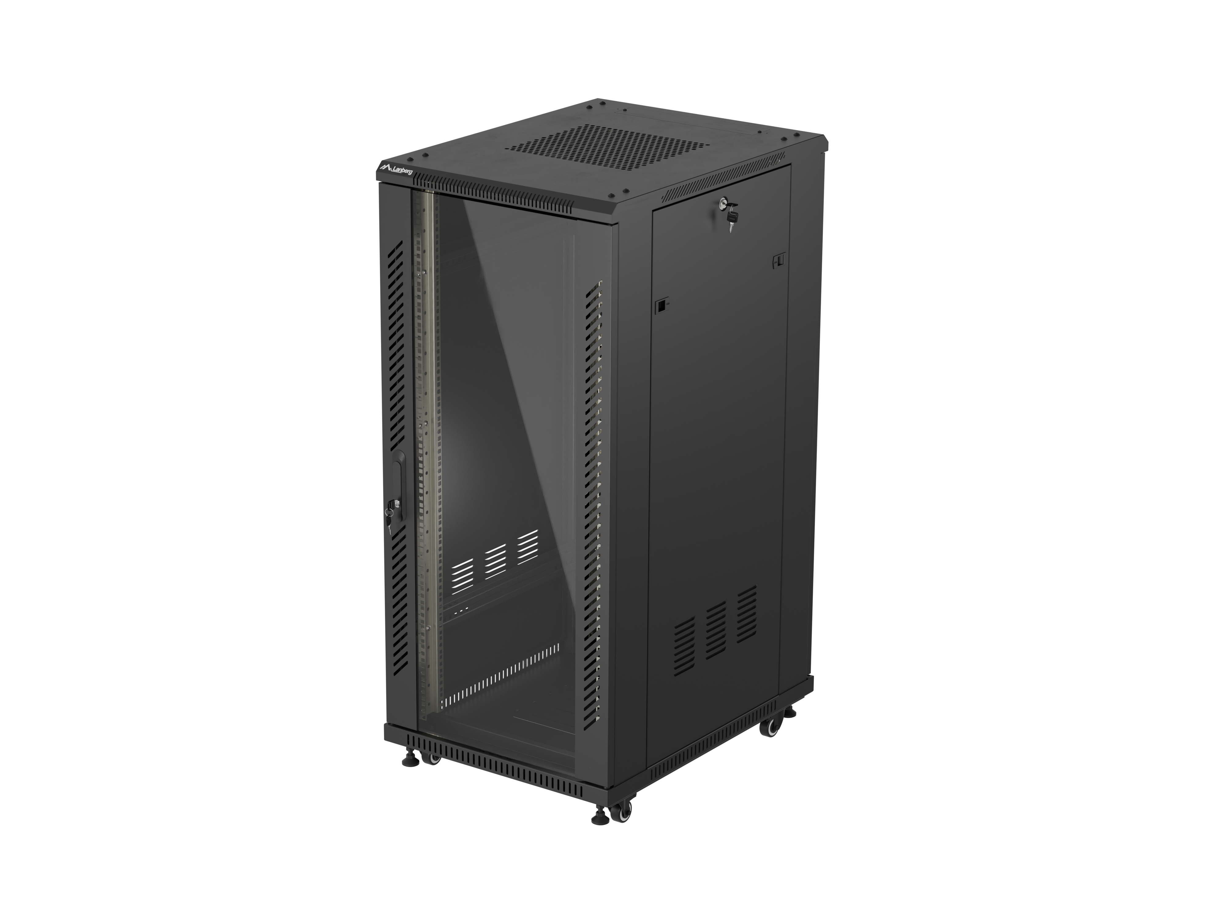 LANBERG FREE STANDING CABINET RACK 19" 27U 600X800 SCHWARZ