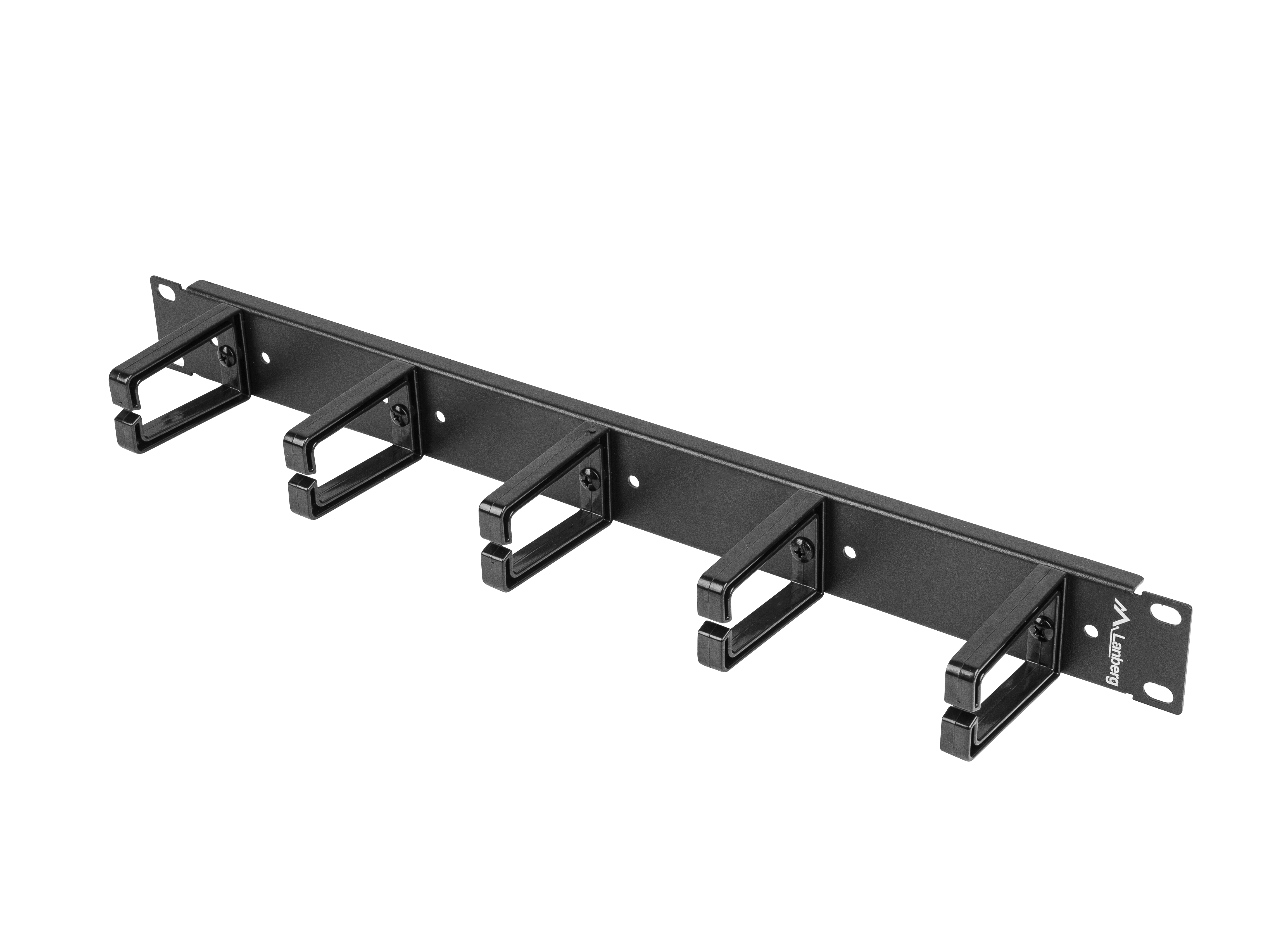 Lanberg 1U Cable Management Panel - Type B - Rack Accessory
