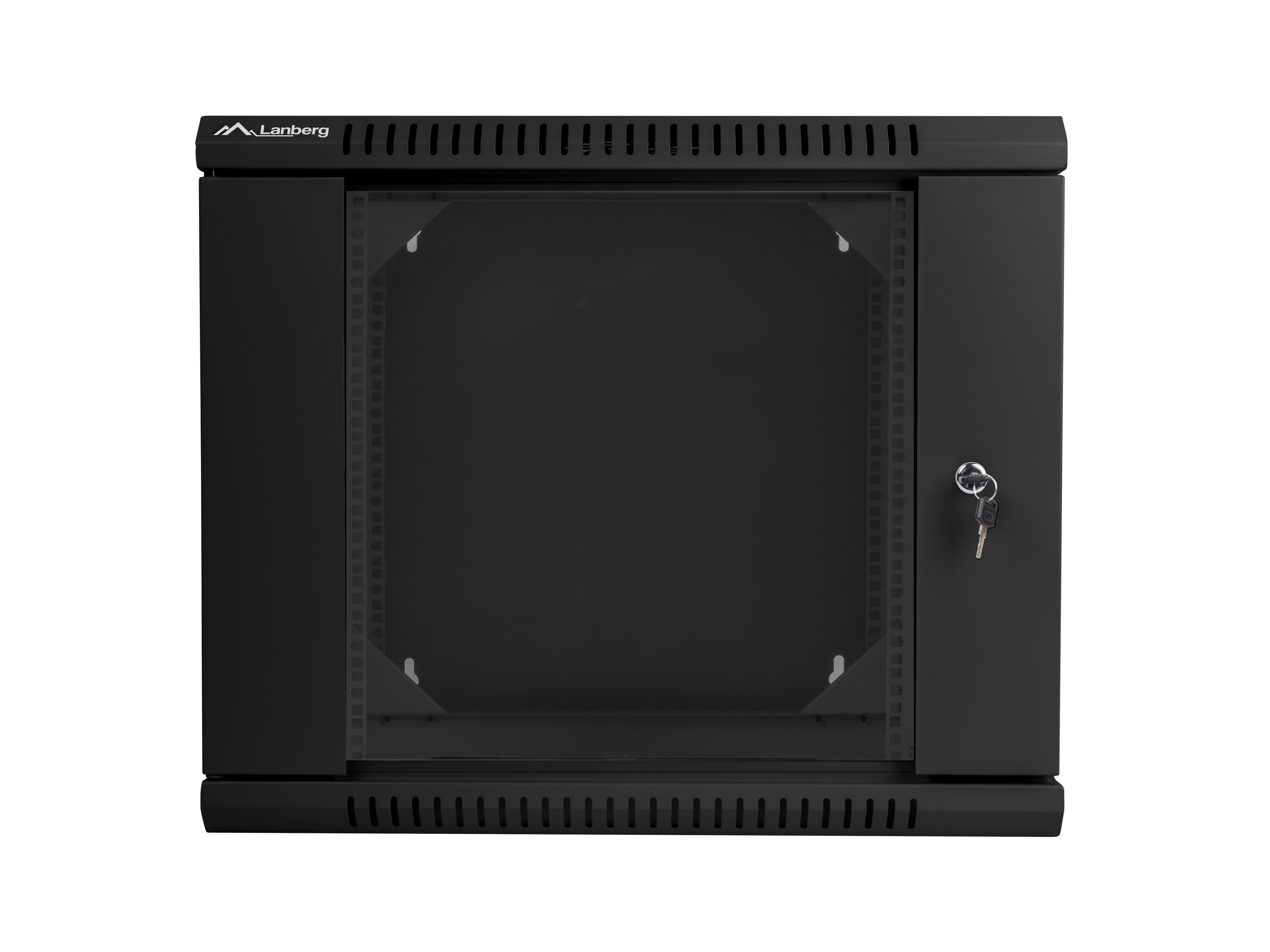 Lanberg WF02-6609-10B rack cabinet 9U Wall mounted rack Black