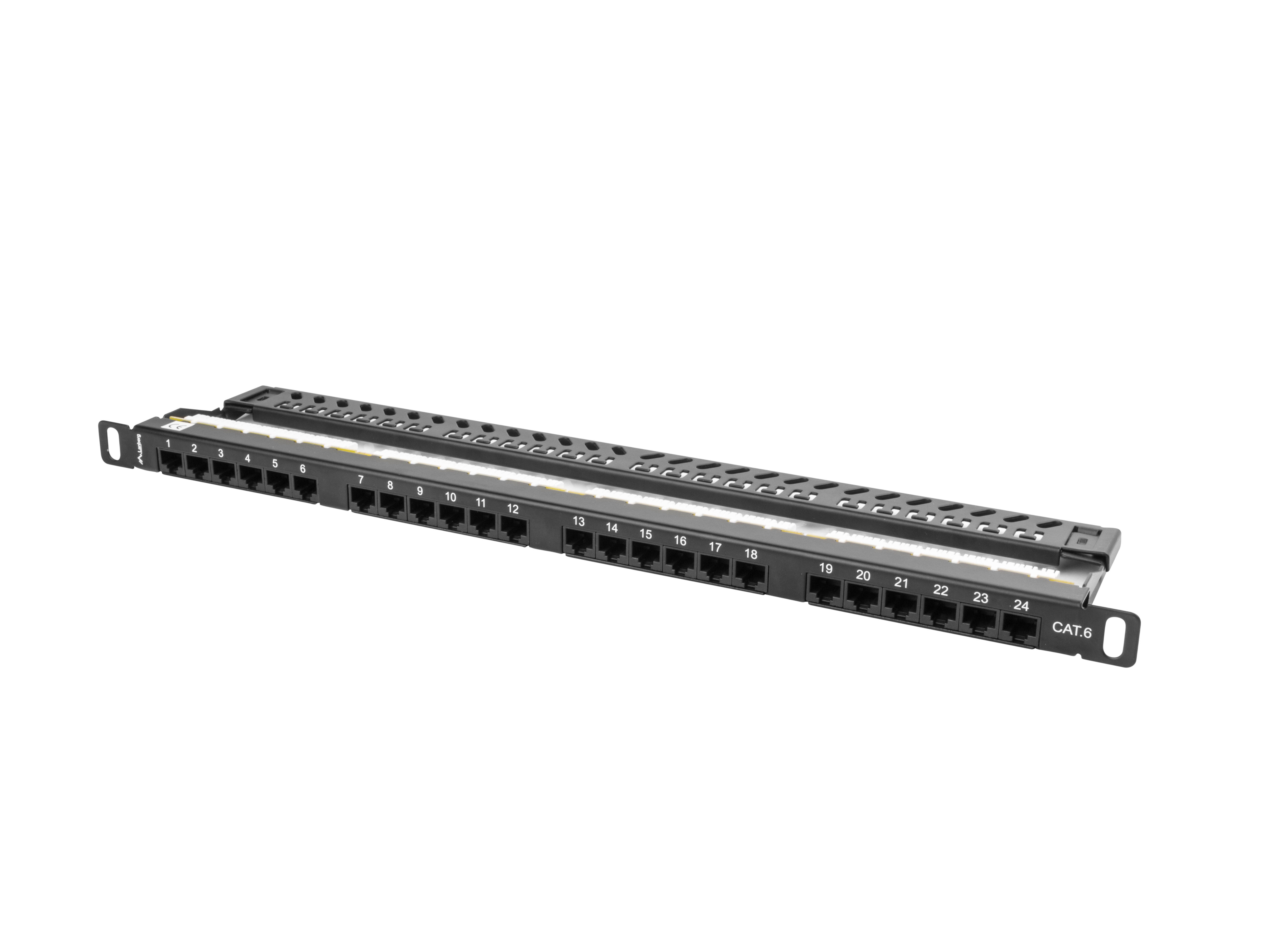 Lanberg PPU6-0024-B patch panel 0.5U