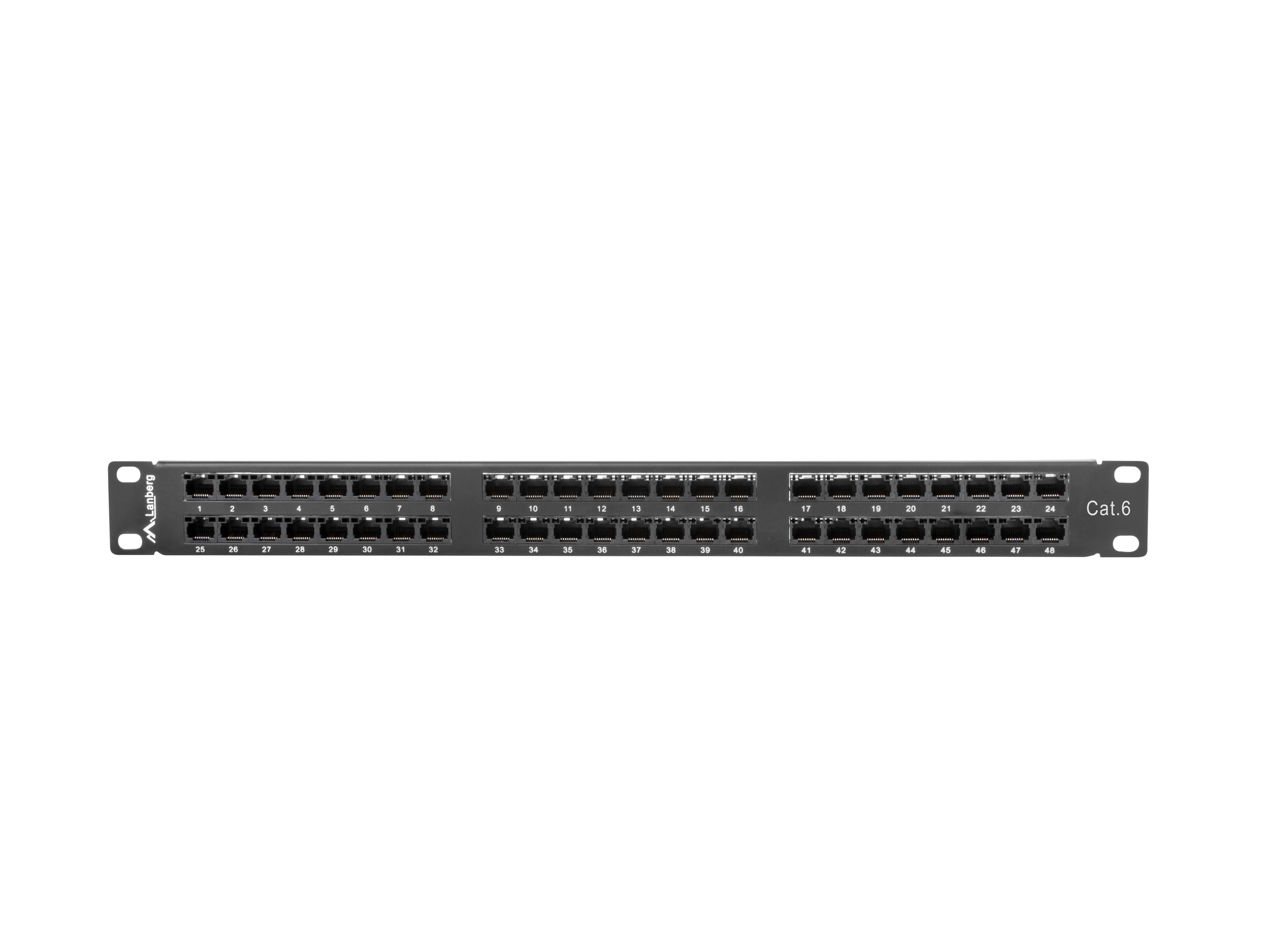 Lanberg PPU6-1048-B patch panel 1U