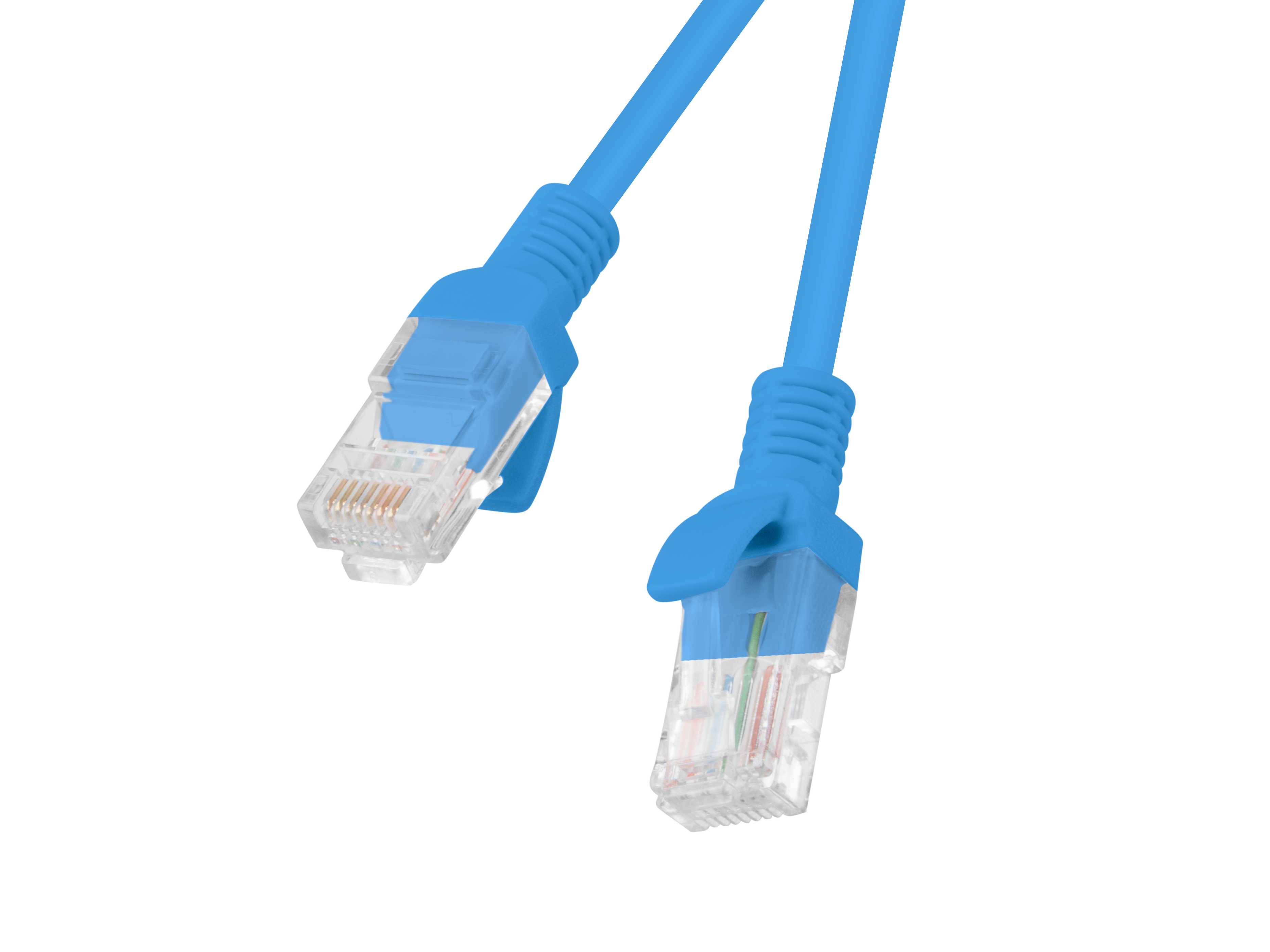 Lanberg PCU5-10CC-0100-B networking cable Blue 1 m Cat5e U/UTP (UTP)