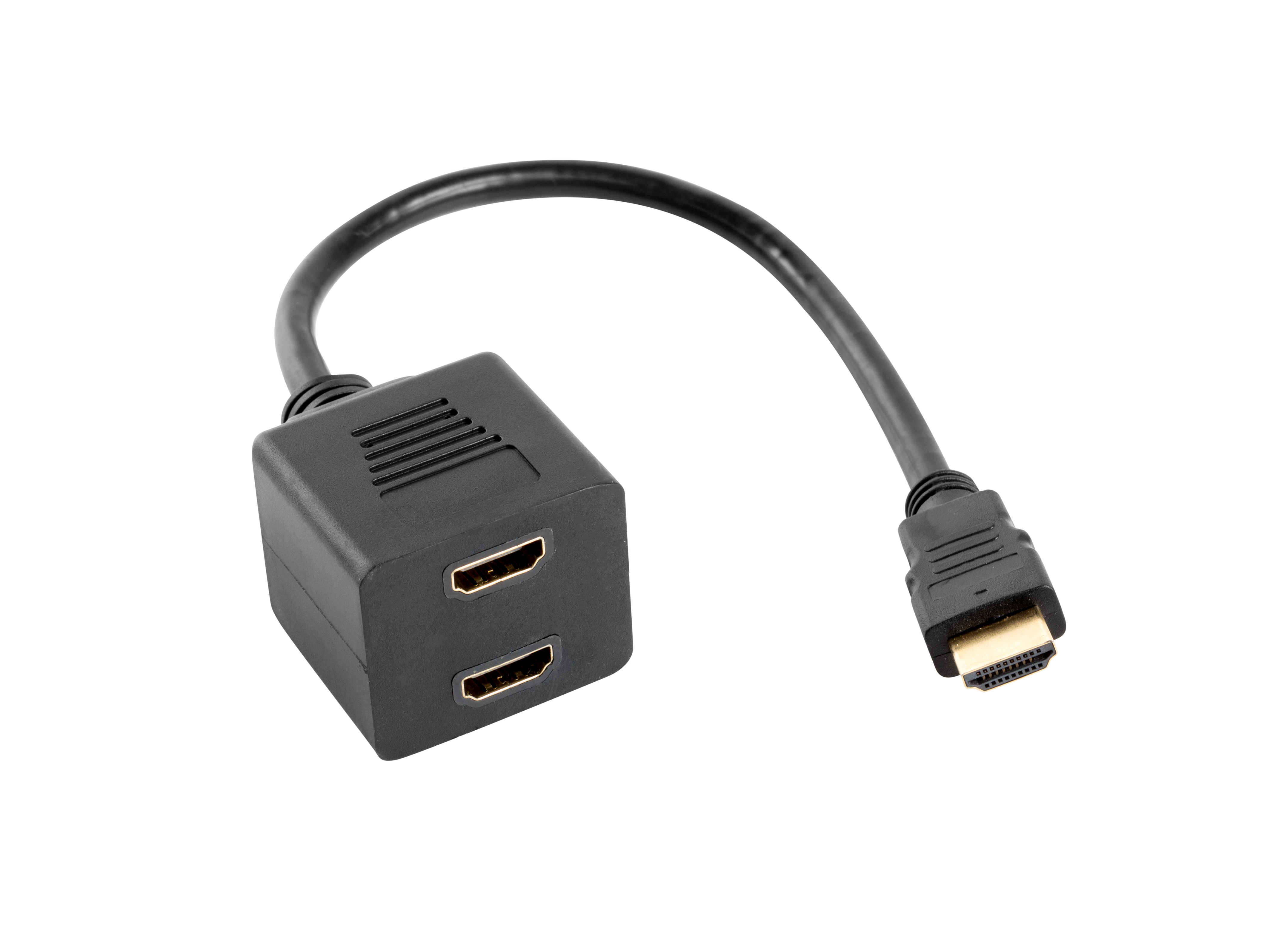 Lanberg AD-0019-BK Video Splitter HDMI 2x HDMI