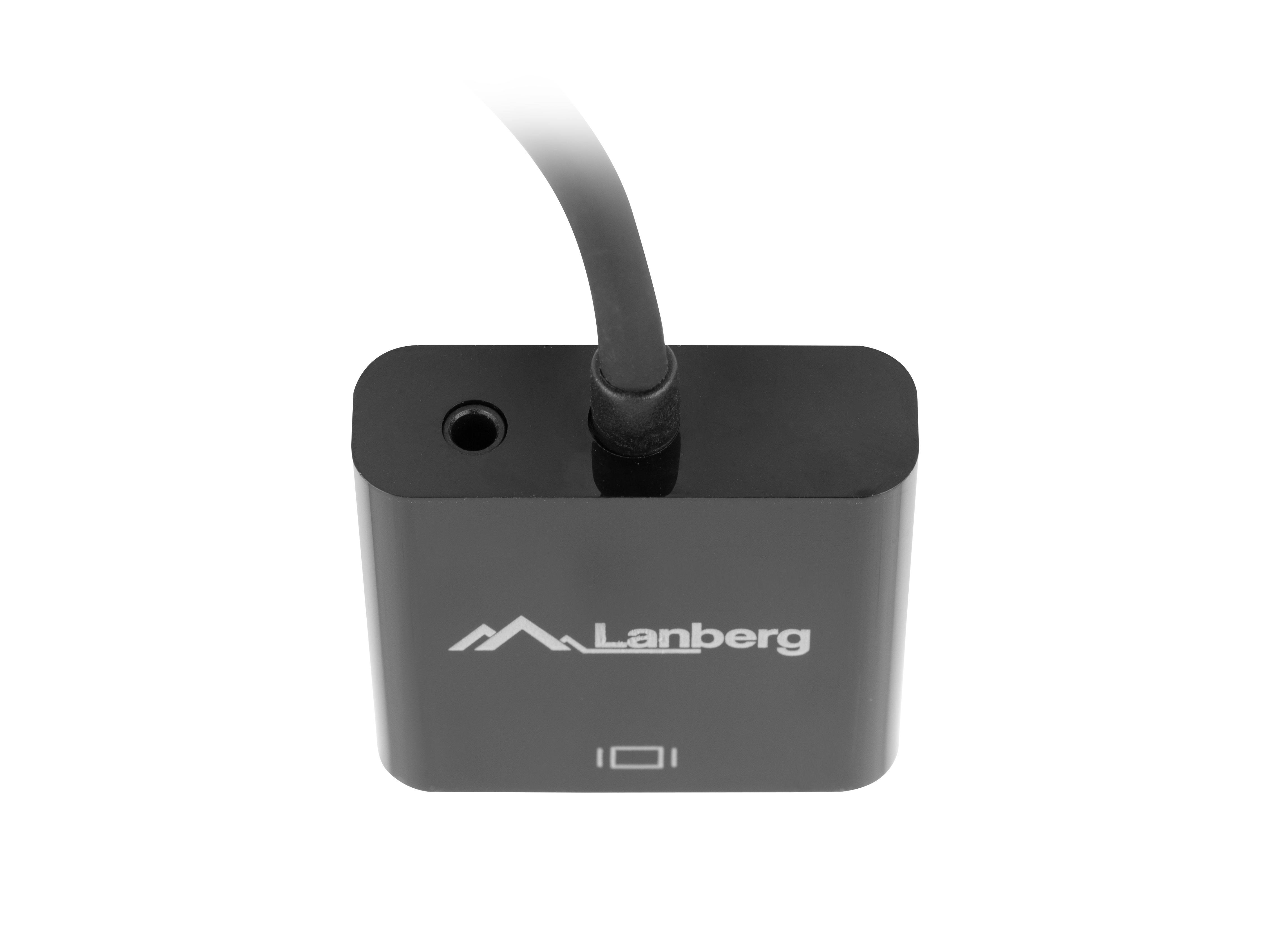 Lanberg AD-0017-BK video cable adapter 0.2 m VGA (D-Sub) HDMI Type A (Standard) Black
