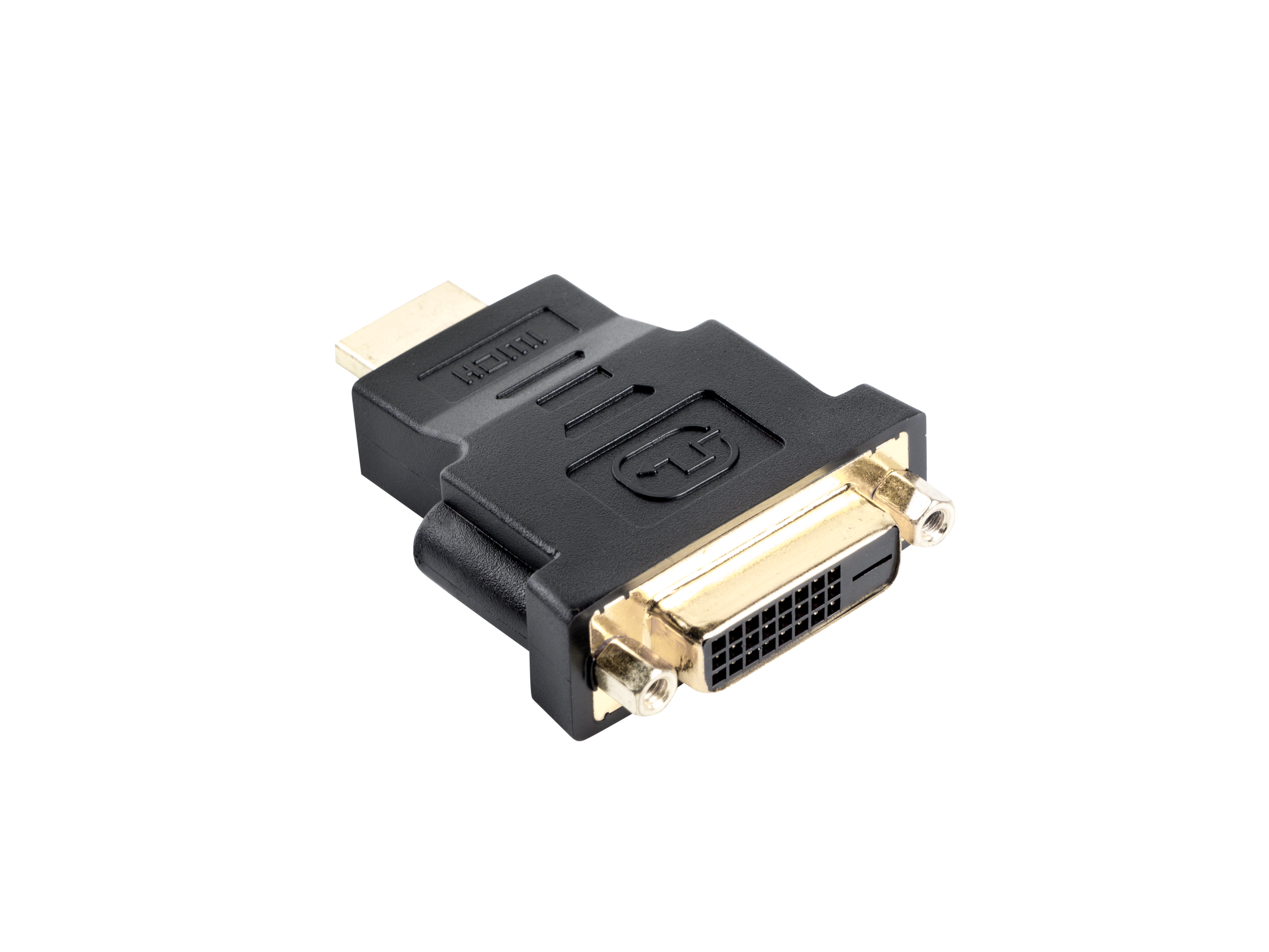 Lanberg AD-0014-BK cable gender changer HDMI DVI-D (F) (24 + 5) Black