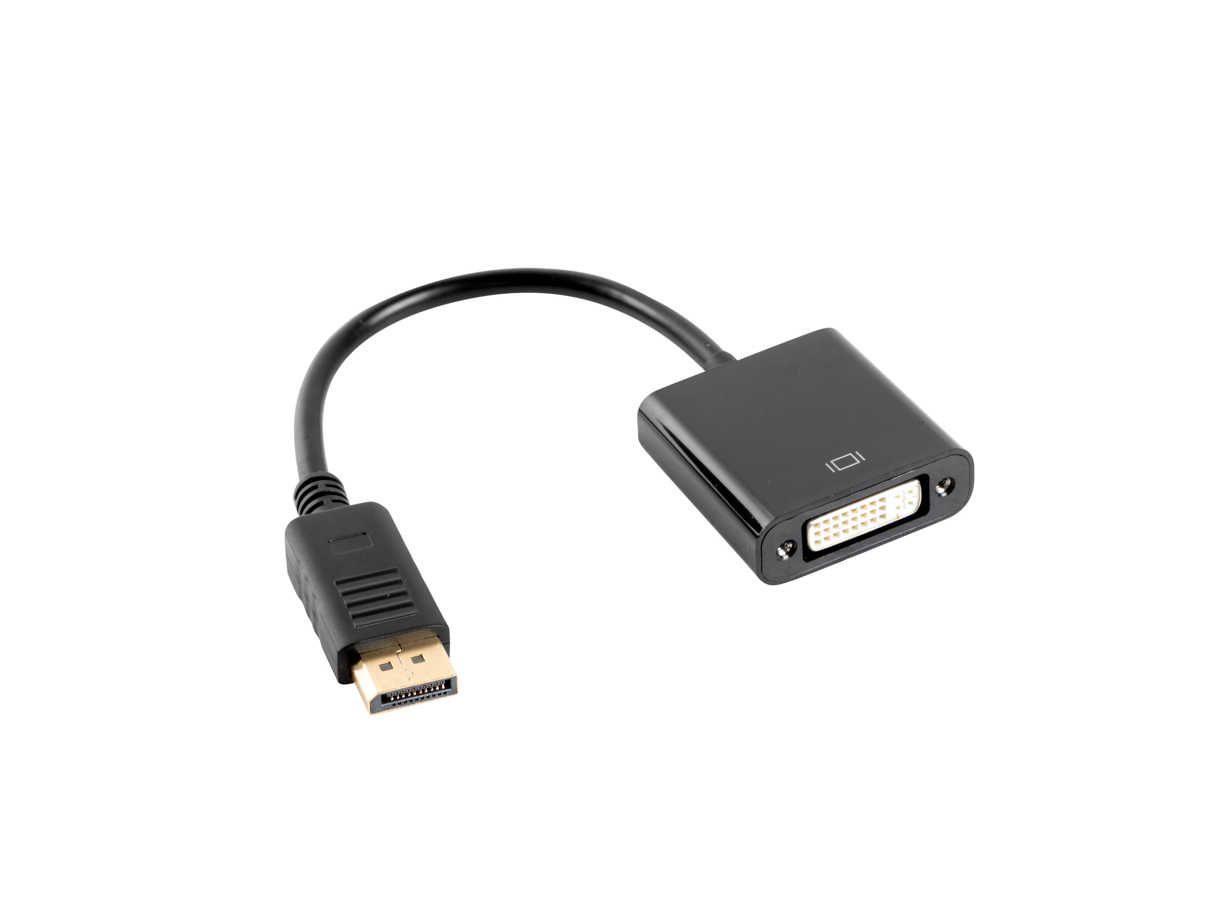 Lanberg DisplayPort to DVI-D Adapter - Black