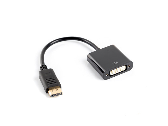 LANBERG Displayport (M)V1.2->DVI-I(F)(24+5)Dual-Link-Adapter