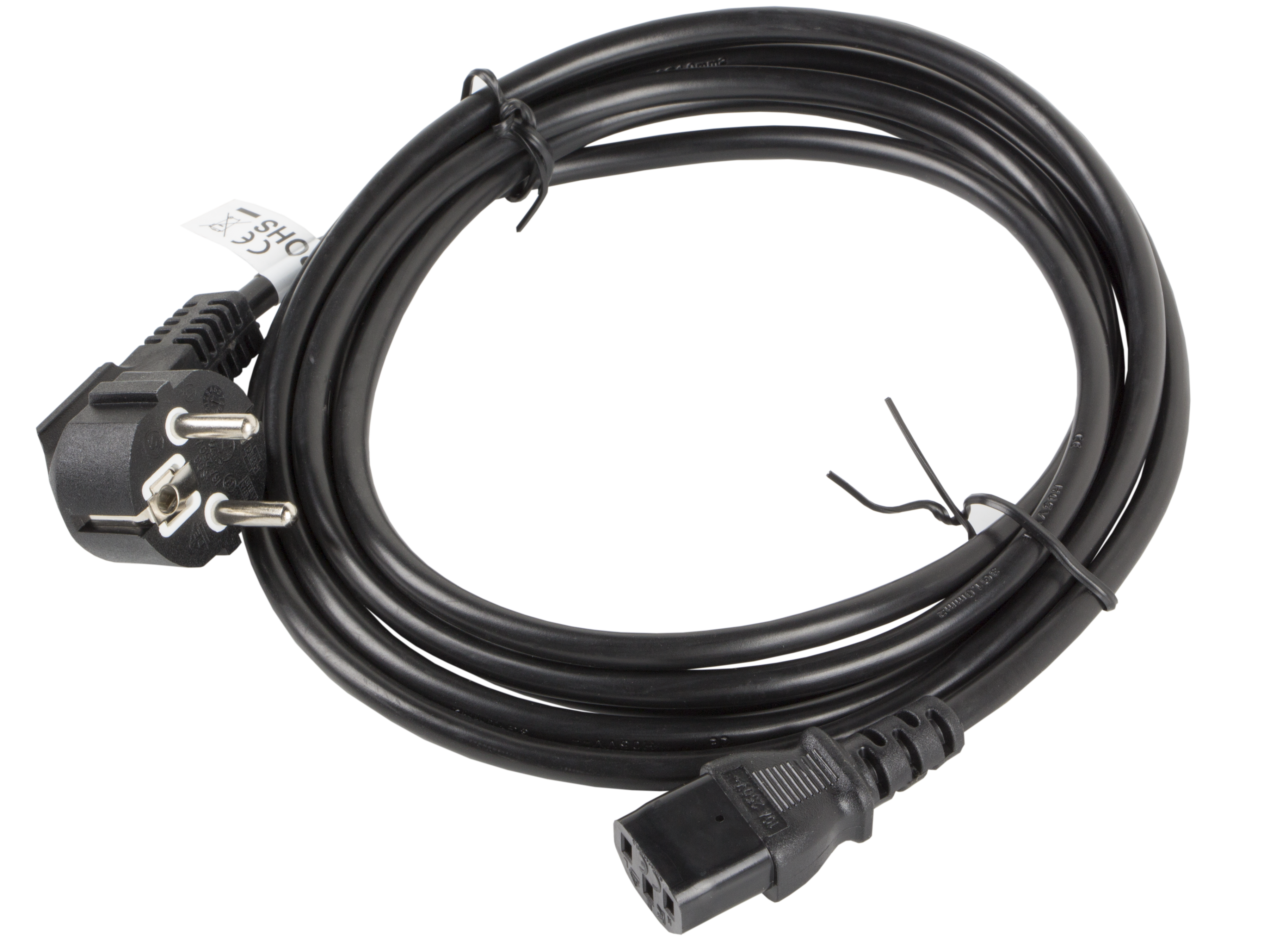 Lanberg Power Cable CEE7/7 To C13 3m Black