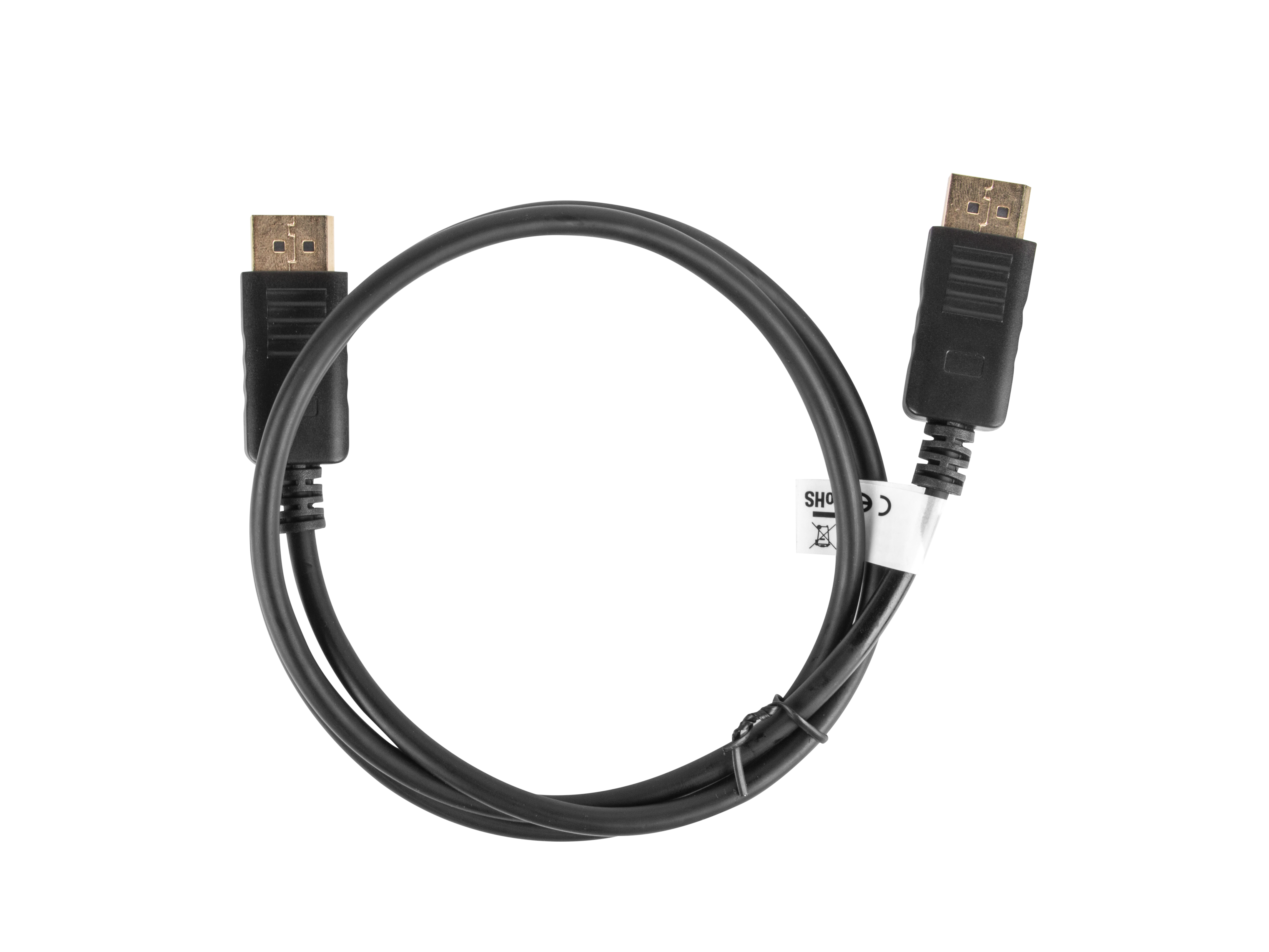 Lanberg CA-DPDP-10CC-0010-BK DisplayPort cable 1 m Black