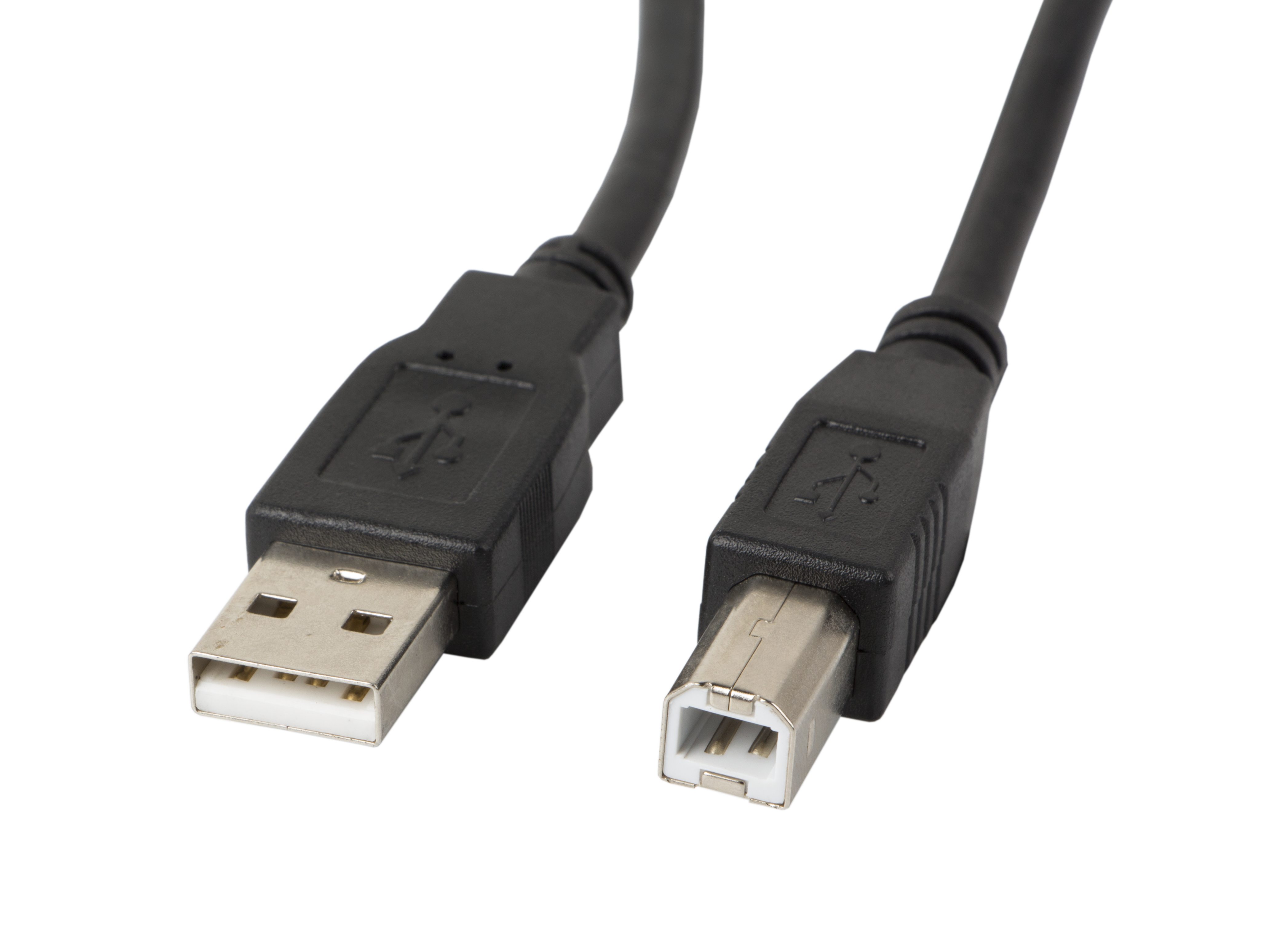 Lanberg CA-USBA-10CC-0050-BK USB cable USB 2.0 5 m USB B 0.48 Gbit/s Black