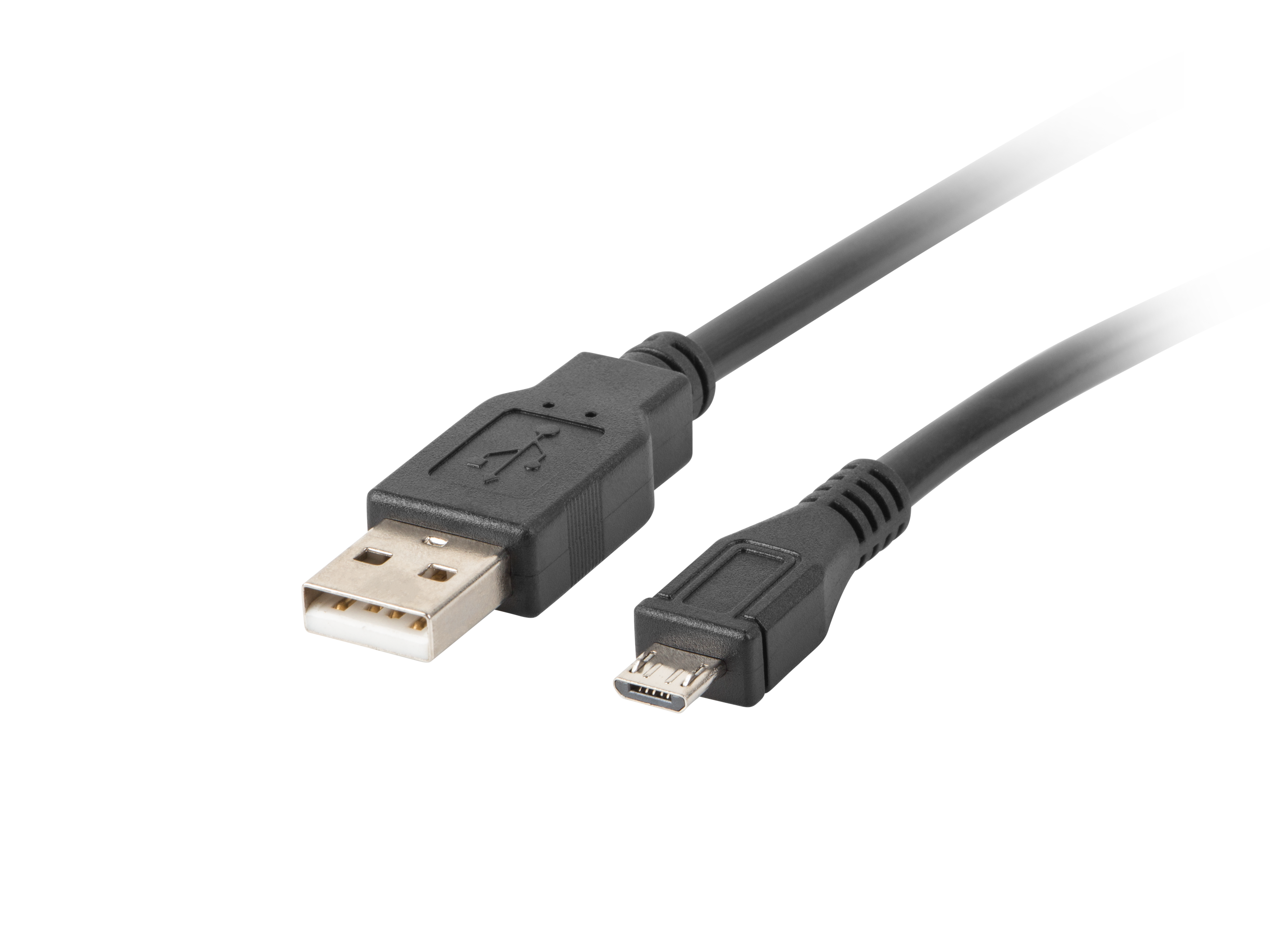 Lanberg CA-USBM-10CC-0018-BK USB cable USB 2.0 1.8 m Micro-USB B USB A 0.48 Gbit/s Black