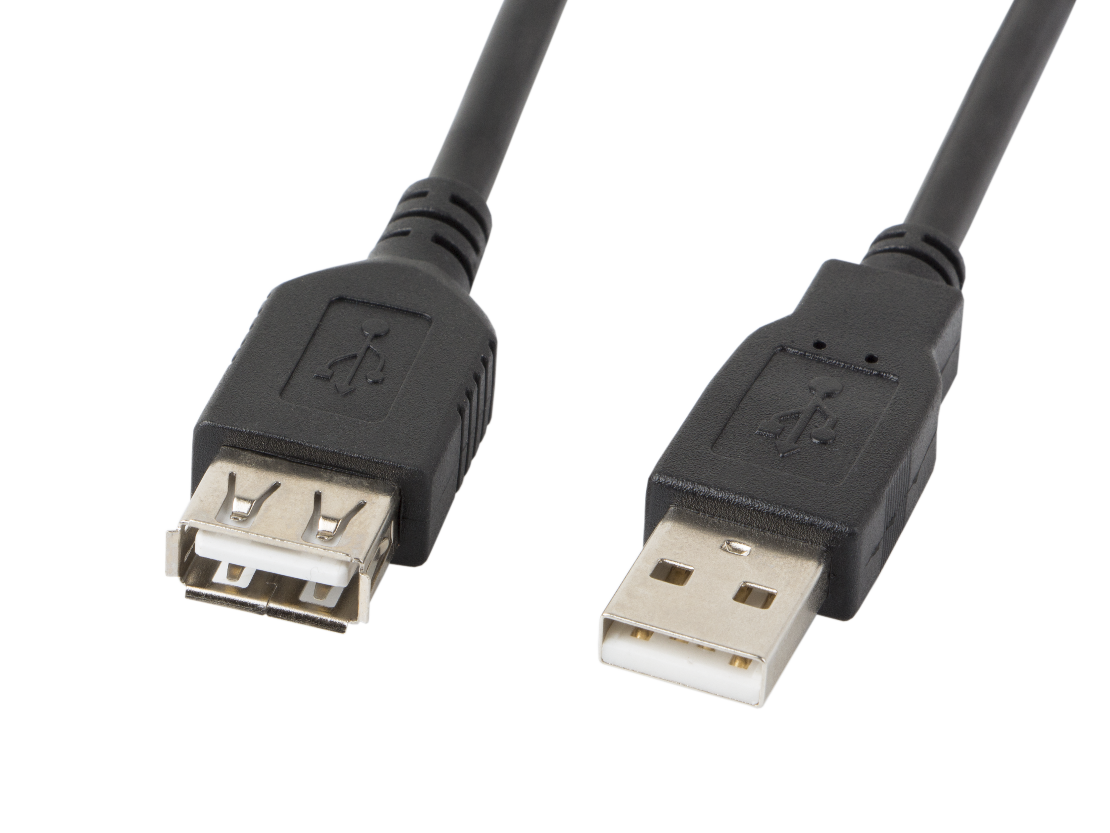 Lanberg CA-USBE-10CC-0018-BK USB cable USB 2.0 1.8 m USB A 0.48 Gbit/s Black
