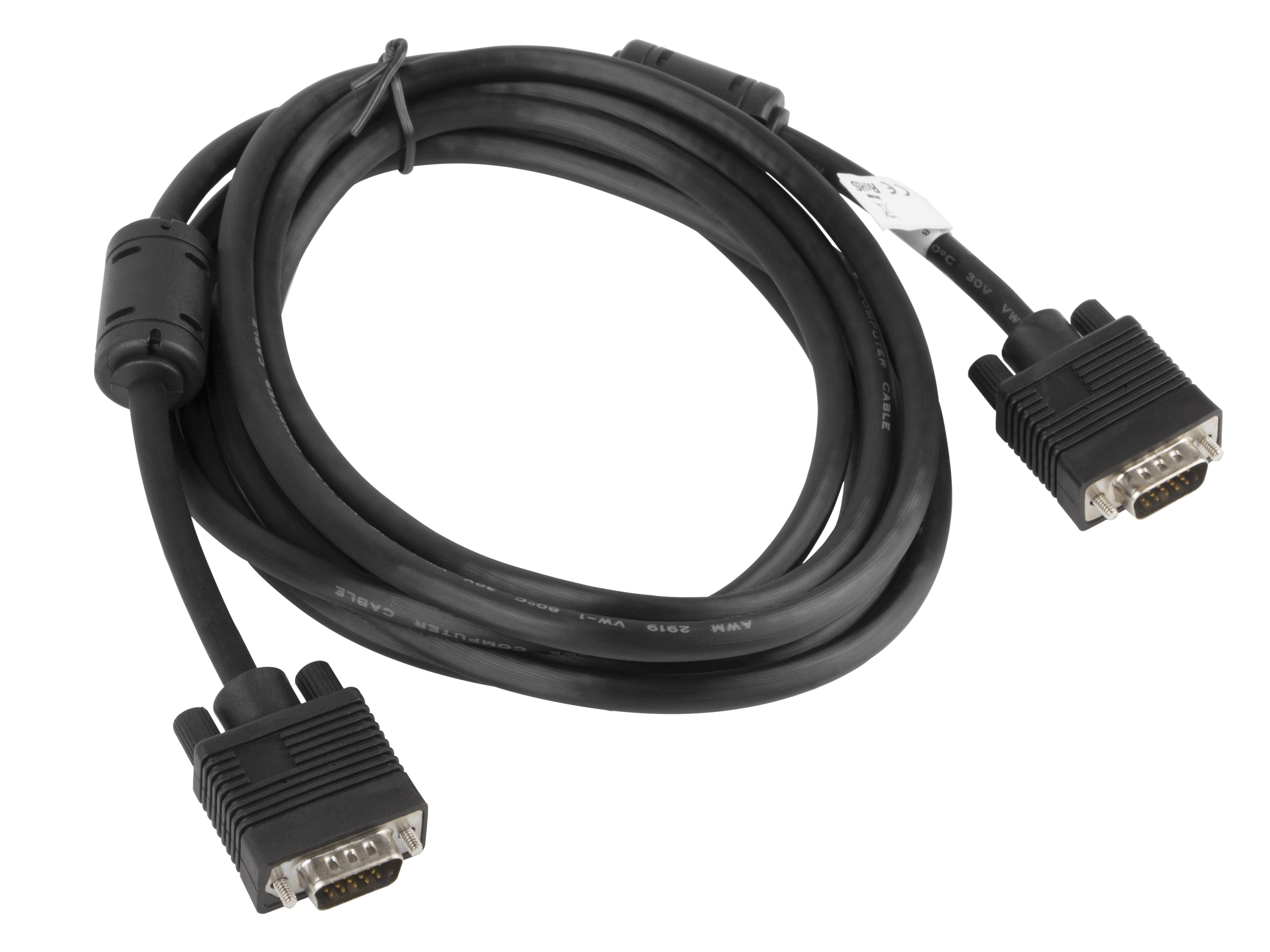 Lanberg CA-VGAC-10CC-0030-B VGA cable 3 m VGA (D-Sub) Black