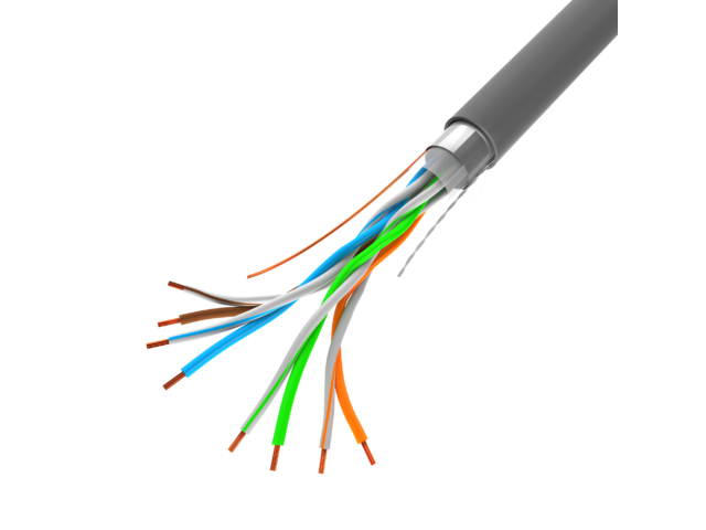 LANBERG LAN-Ethernet-Netzwerkkabel 305m FTP CCA Kabel grau Netzwerkzubehör