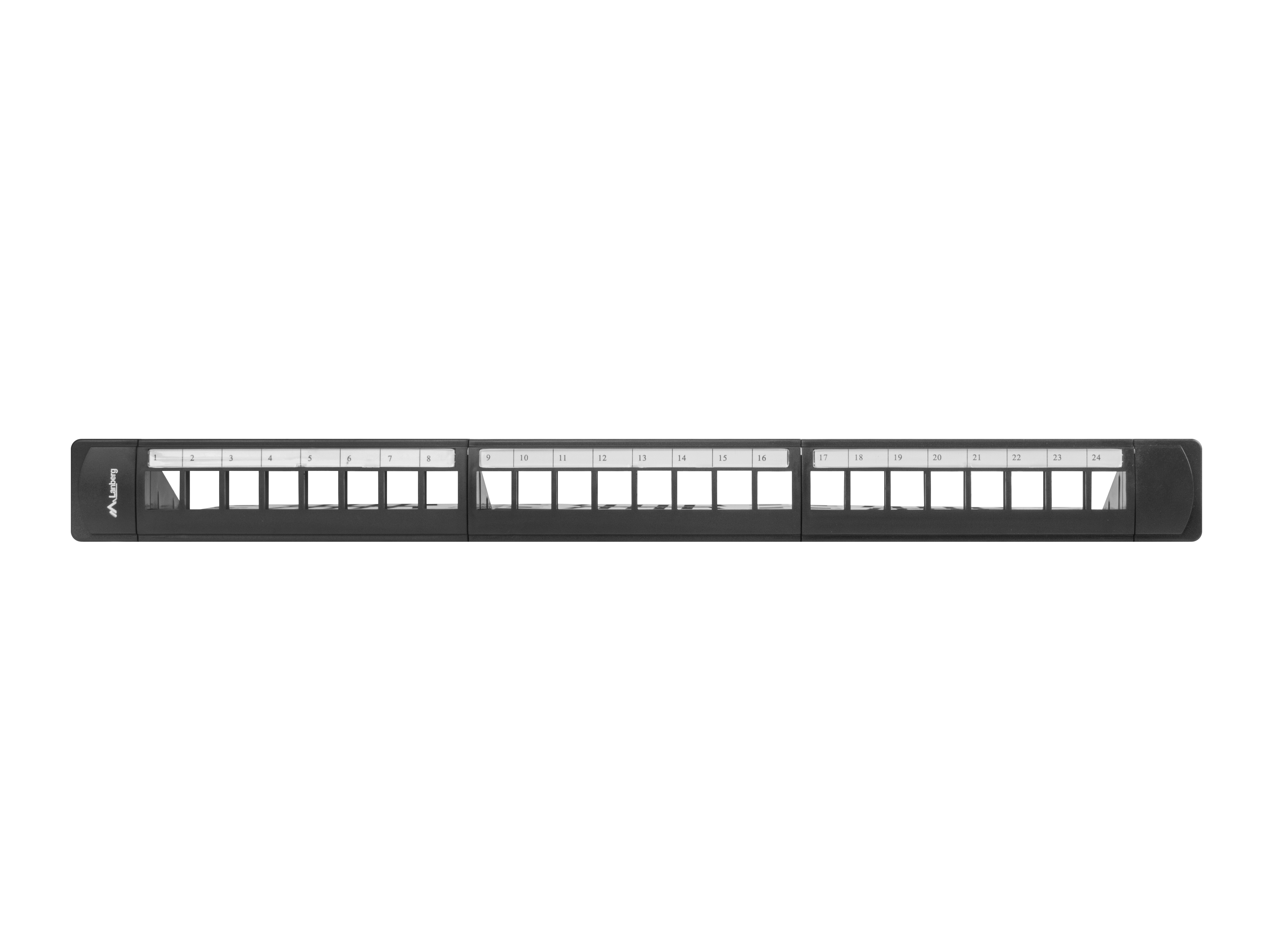 Lanberg PPKS-1124-B patch panel 1U
