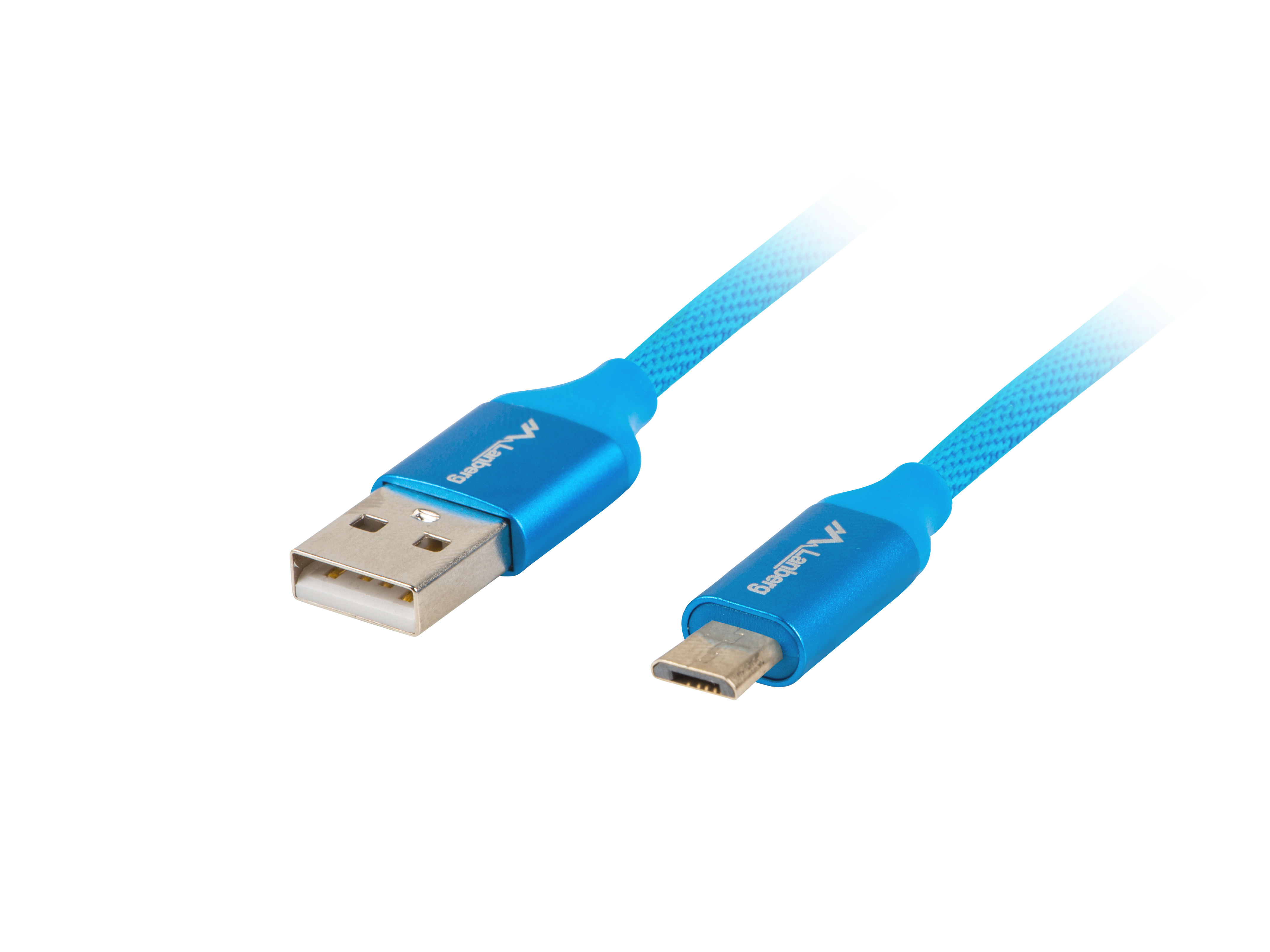 Lanberg CA-USBM-20CU-0010-BL USB cable USB 2.0 1 m Micro-USB A USB A 0.48 Gbit/s Blue